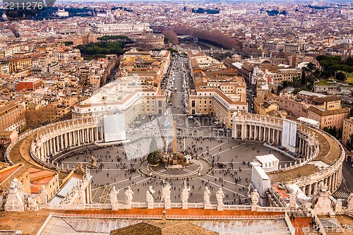 Image of Panorama of Vatican and Rome