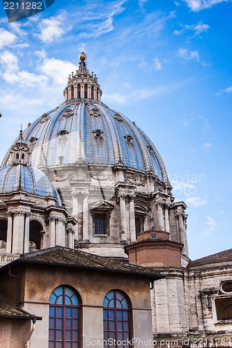 Image of St. Peter's Basilica in Vatican City in Rome, Italy.