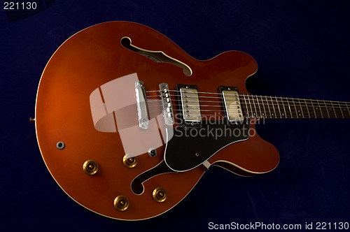 Image of red guitar