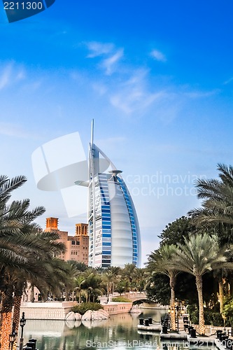 Image of Burj Al Arab is a luxury 5 stars hotel