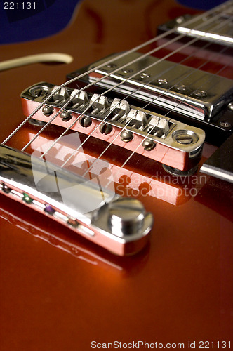 Image of red guitar