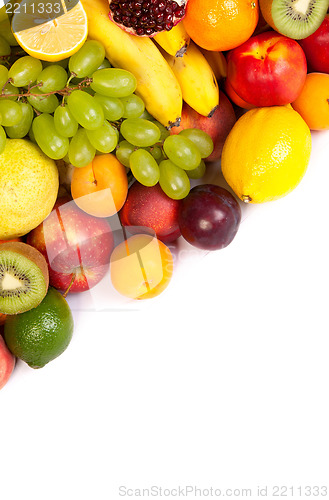 Image of Huge group of fresh vegetables and fruits