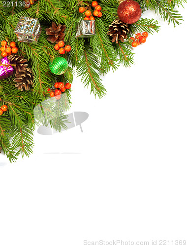 Image of Christmas background. Eve framework