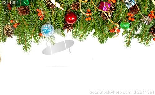 Image of Christmas background. Eve framework