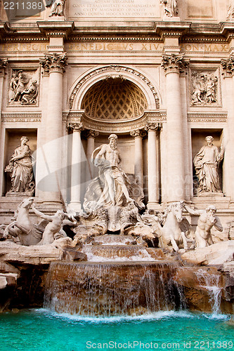 Image of Trevi Fountain - famous landmark in Rome