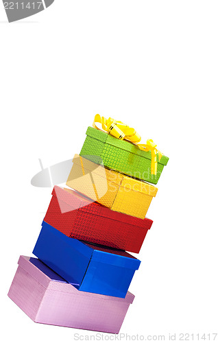 Image of Colour gift boxes