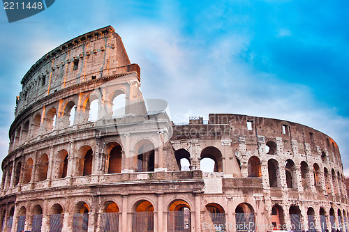 Image of Colosseum in Rome, Italy