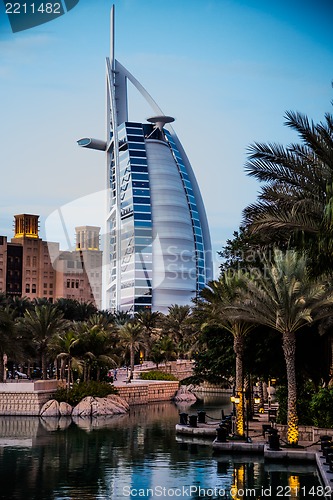 Image of Burj Al Arab is a luxury 5 stars hotel