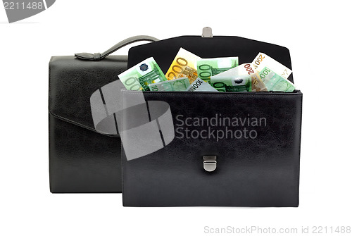 Image of Briefcase with money