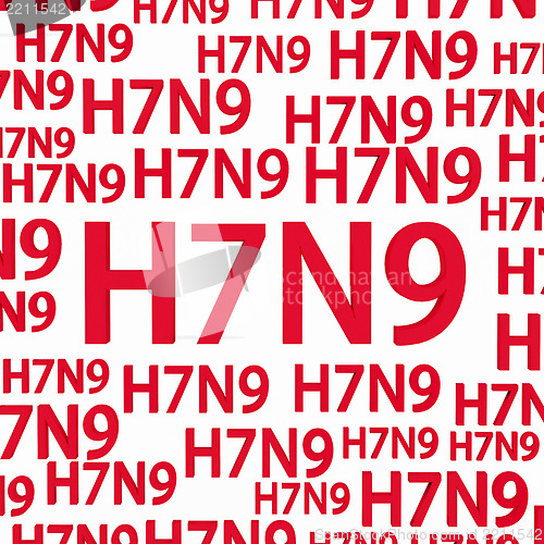 Image of H7N9 flu or influenza virus