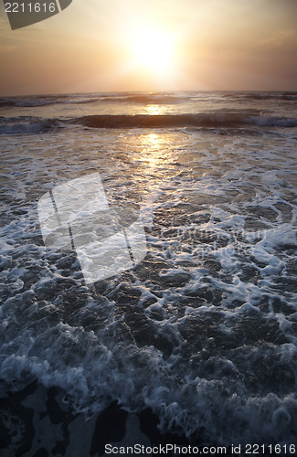 Image of Sunset at the sea