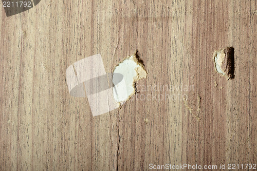 Image of Torn wooden wallpaper