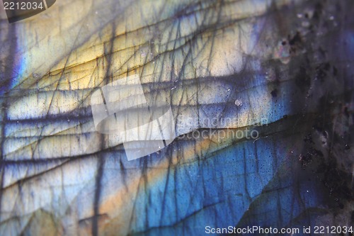 Image of labradorite mineral background