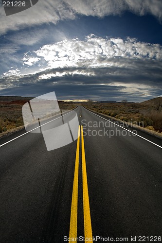 Image of lost highway - vertical version