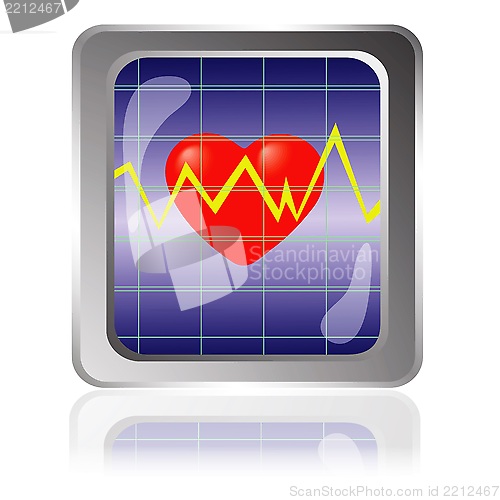 Image of cardiogram icon