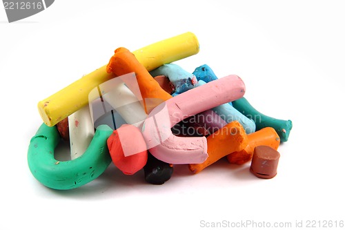 Image of color plasticine 