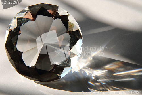 Image of diamond in the sun light