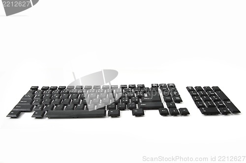 Image of easy black kyeboard keys