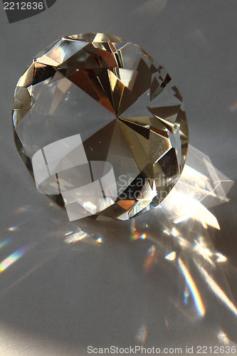 Image of diamond in the sun light