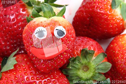 Image of fresh red strawberriers