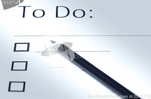 Image of To do list