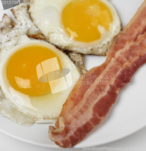 Image of Fried Eggs And Bacon