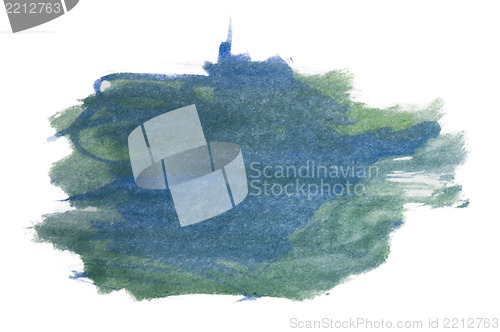 Image of Spilled paint on paper