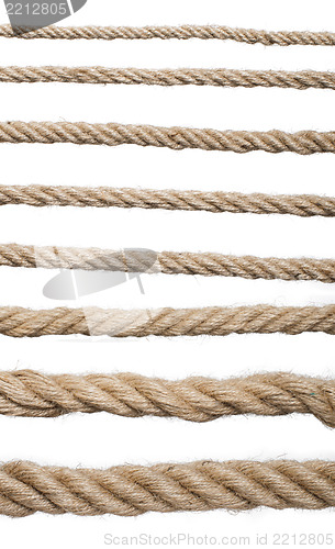 Image of Close up hemp rope