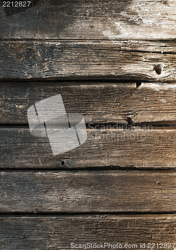 Image of Old cracked paint on boards