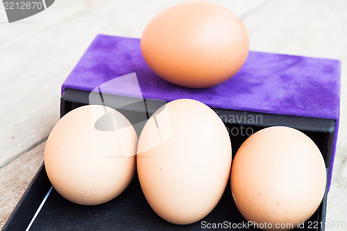 Image of Egg group in a gift box