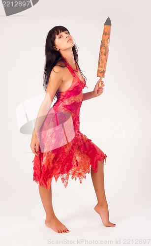 Image of portrait of beautiful girl