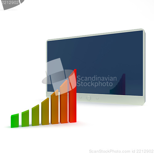 Image of Chart and tablet pc