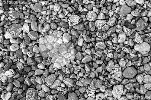 Image of Pebble stones at the sea