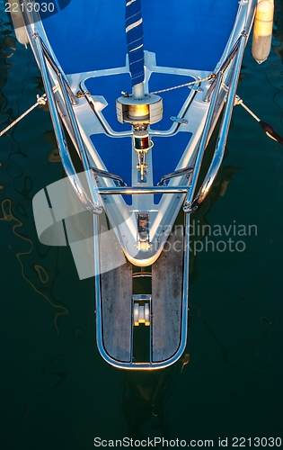 Image of Part of a sailing boat
