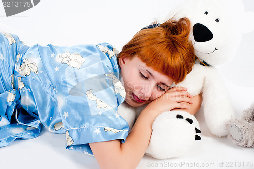 Image of Sleeping girl