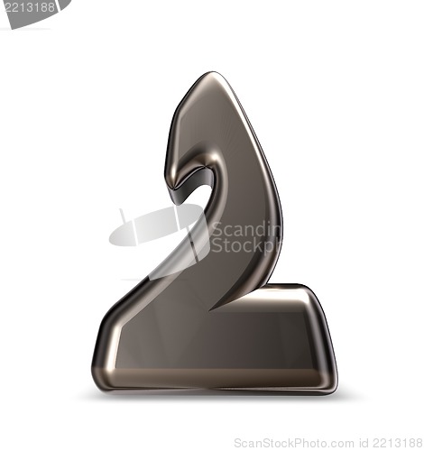 Image of metal number two