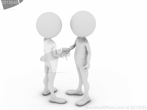 Image of Handshake 3d