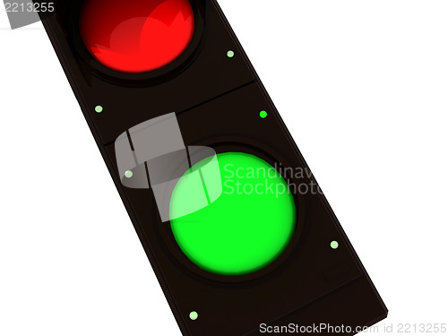 Image of Green traffic light 