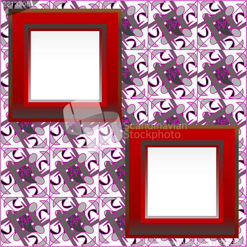 Image of Elegant Vintage empty Photo frame Background