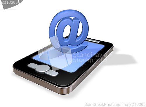 Image of smartphone email