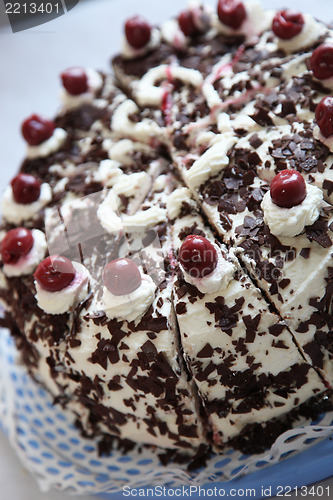 Image of Delicious blackforest gateau