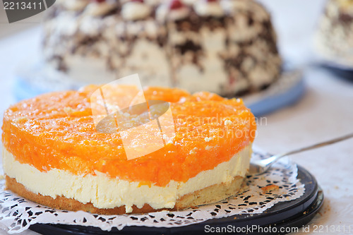 Image of Tangy colourful citrus cheesecake