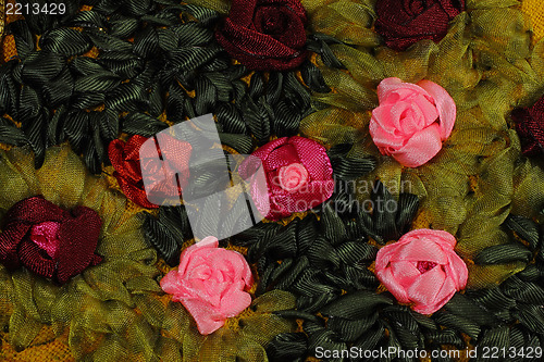 Image of Pink and red roses