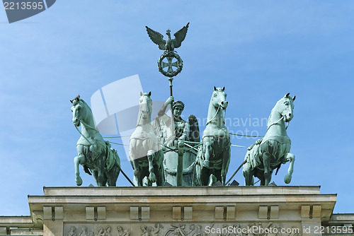 Image of Brandenburg Gate Quadriga Berlin