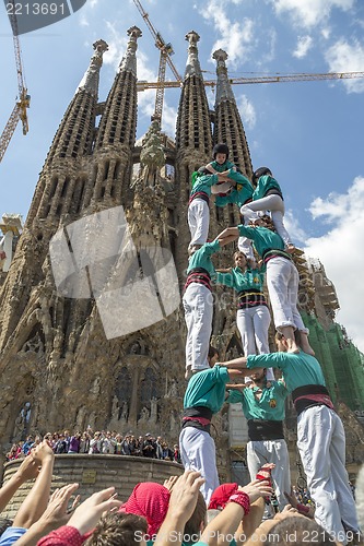 Image of Castellers Barcelona  2013