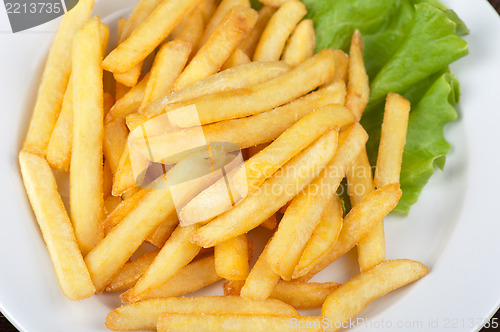 Image of Golden potatoes fries