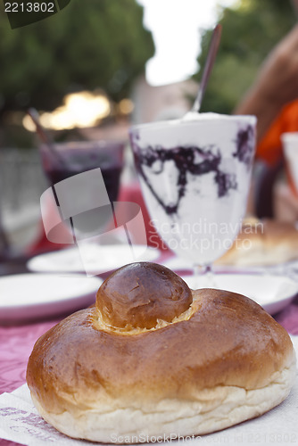 Image of Sicilian granita and brioche