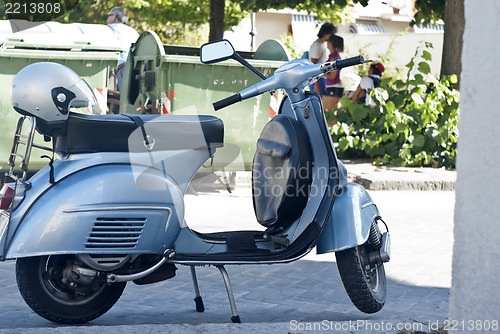 Image of old italian scooter