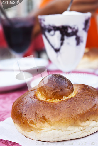 Image of Sicilian granita and brioche