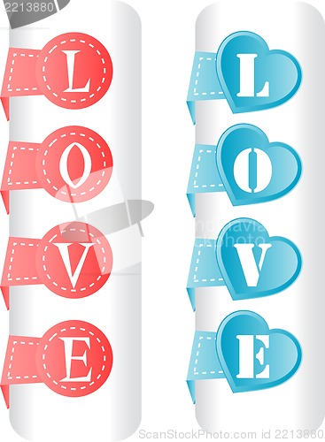 Image of heart decoration made from paper stripe